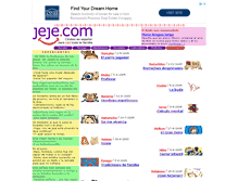 Tablet Screenshot of jeje.com